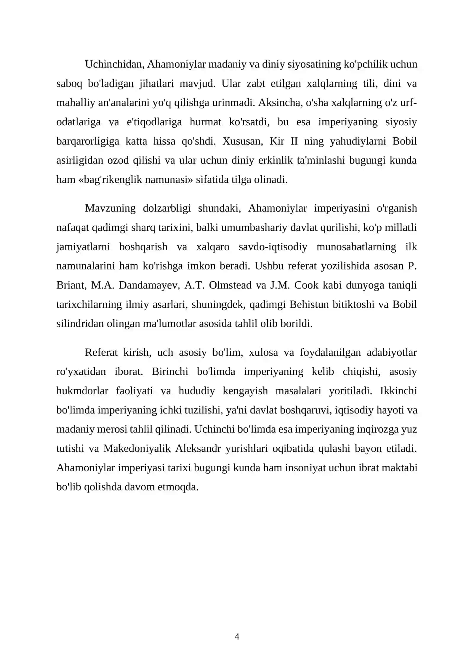 Ahamoniylar imperiyasi 4