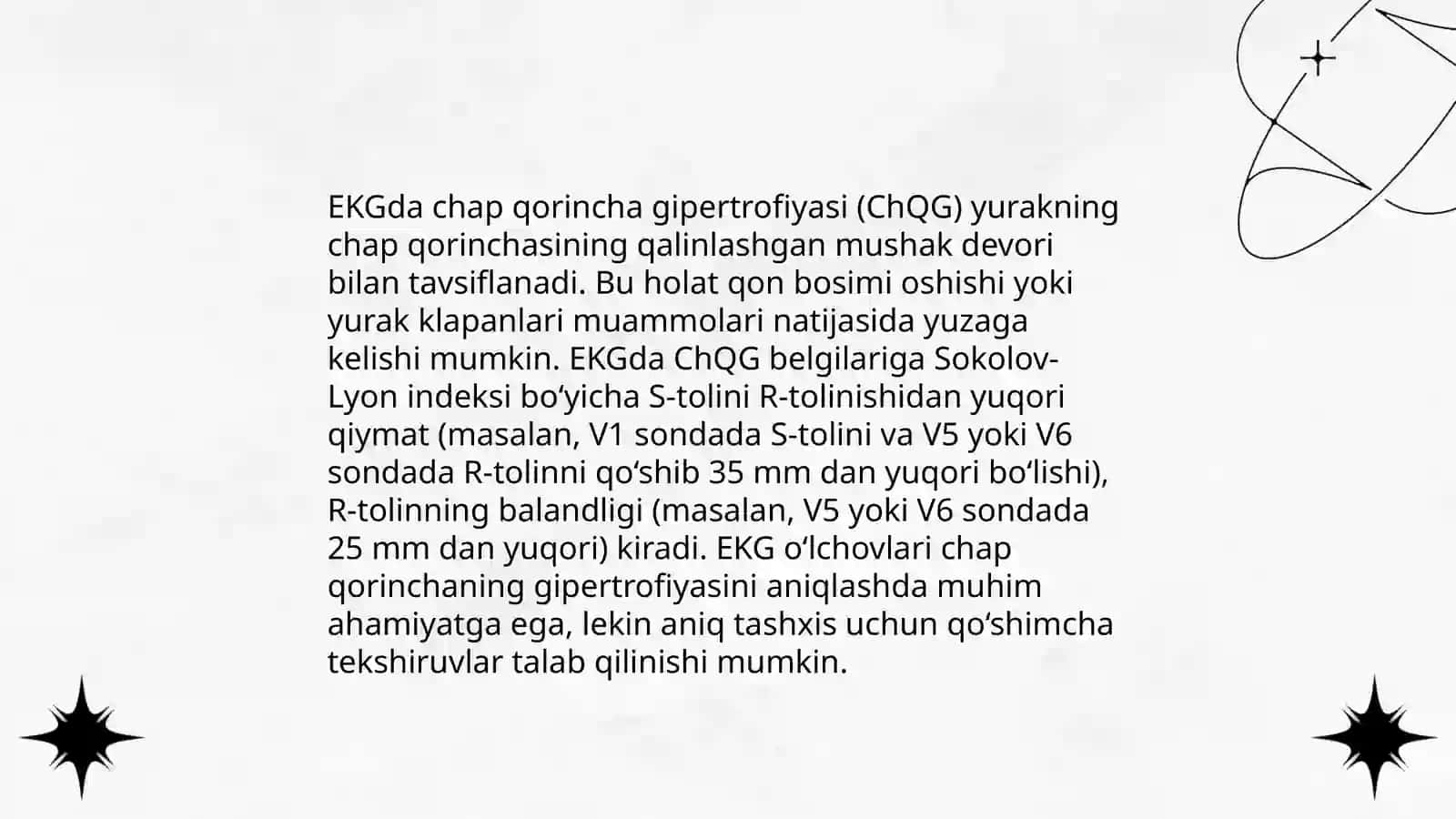 Gipertrofiya belgilari EKGda 4