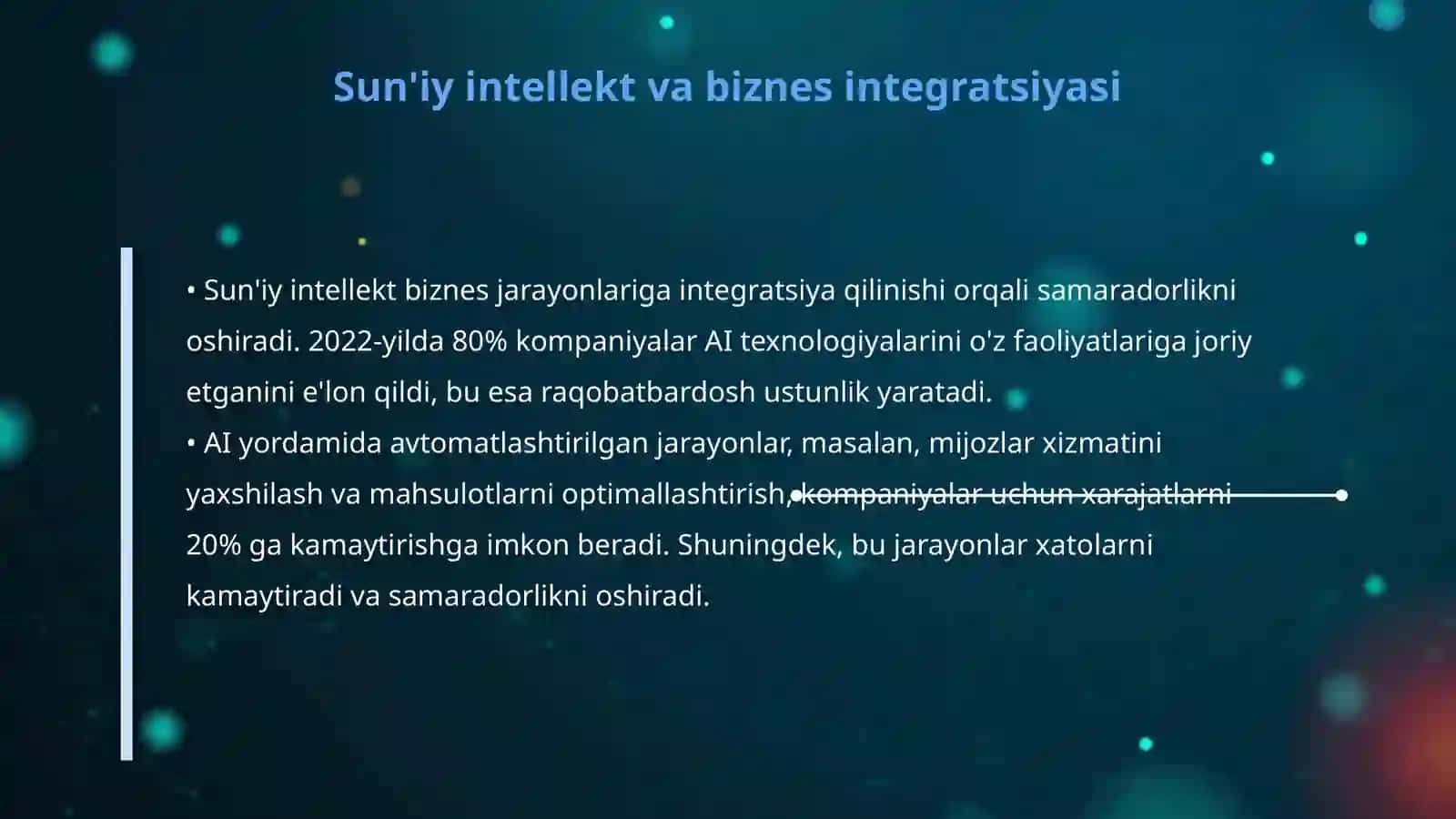 Ai biznesi 0dan 4