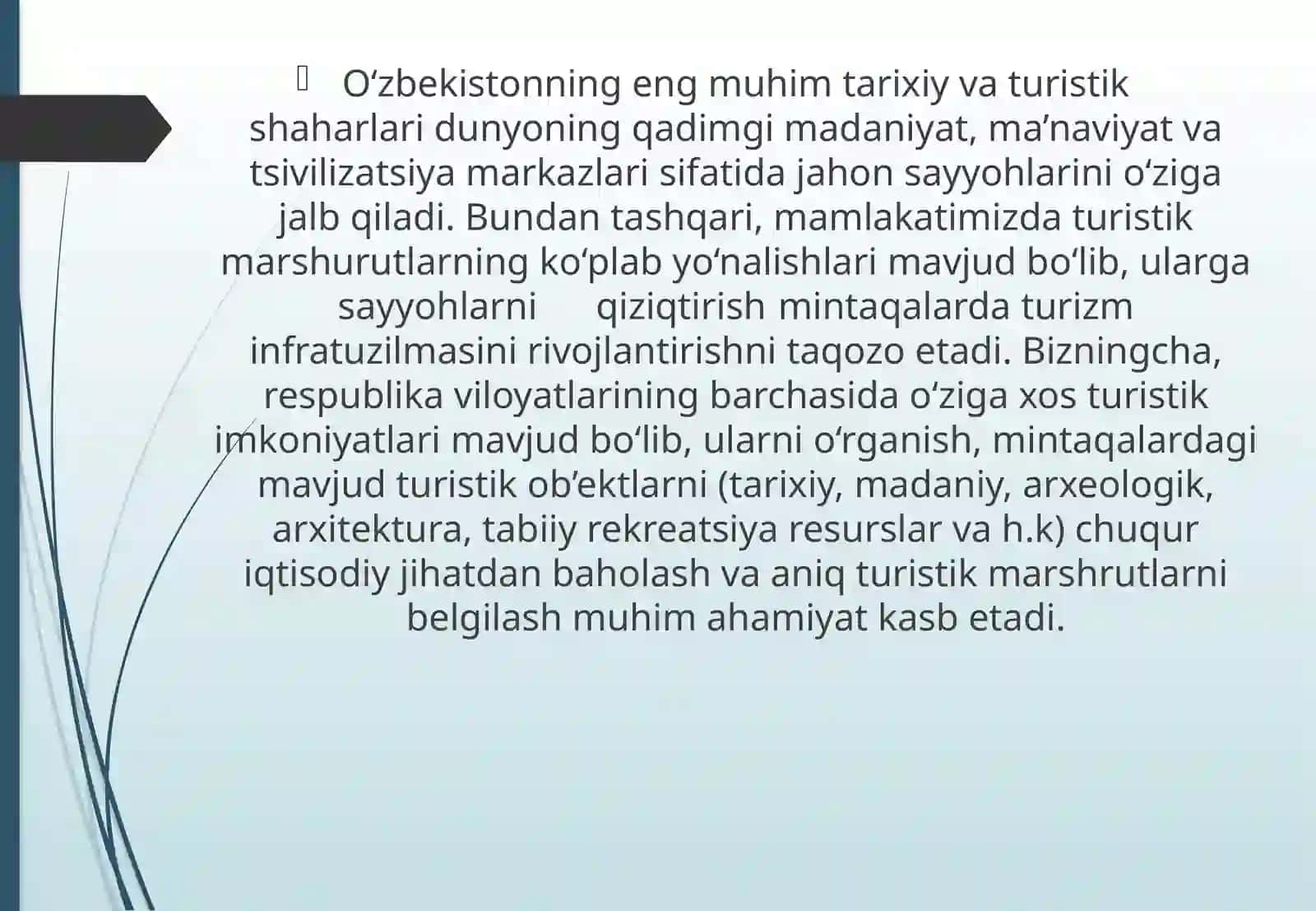 Xalqaro turizm va statistika 4