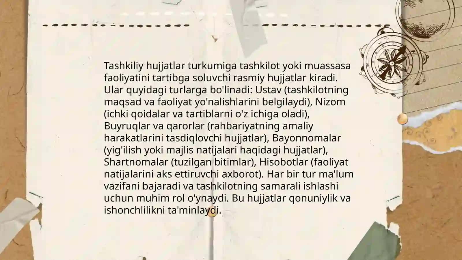 Tashkiliy hujjatlar va ularni rasmiylashtirish 4