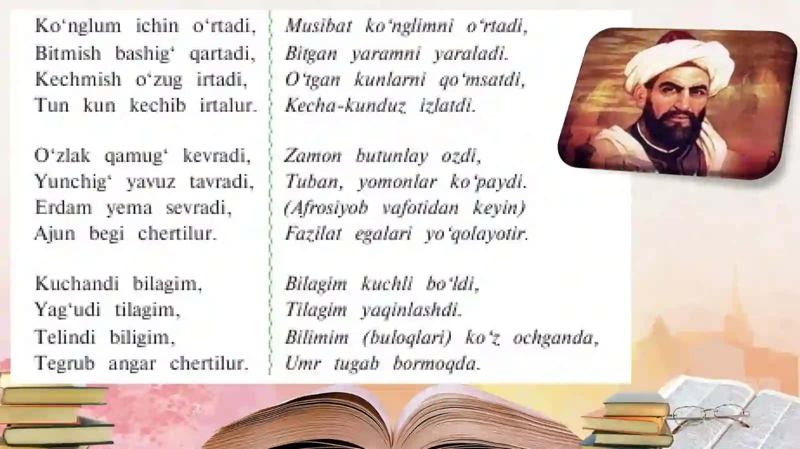 11-sinf Mahmud Koshg'ariy - Alp Er To'nga marsiyasi 4