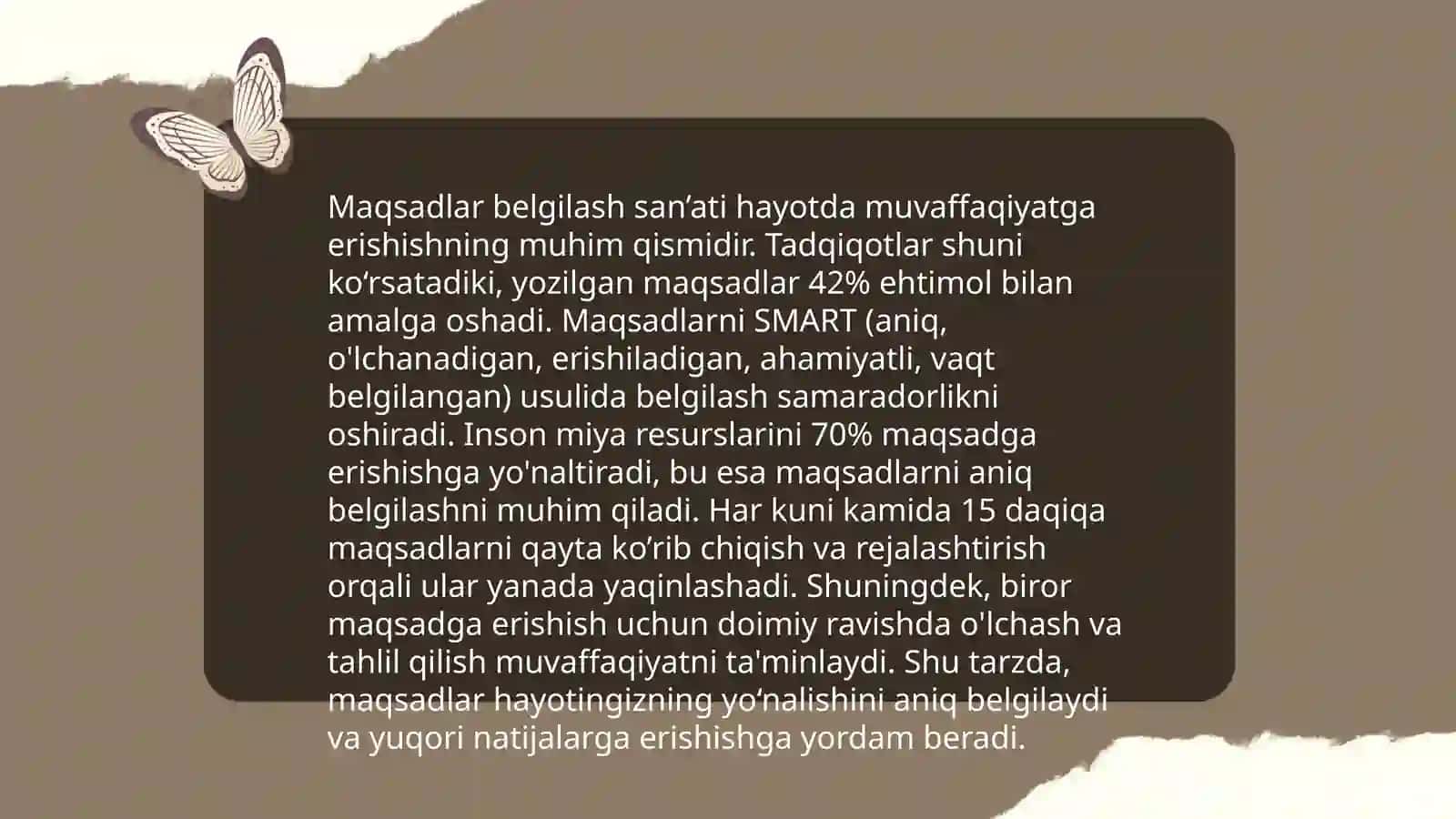 Orzu, maqsad va muvaffaqiyat 4