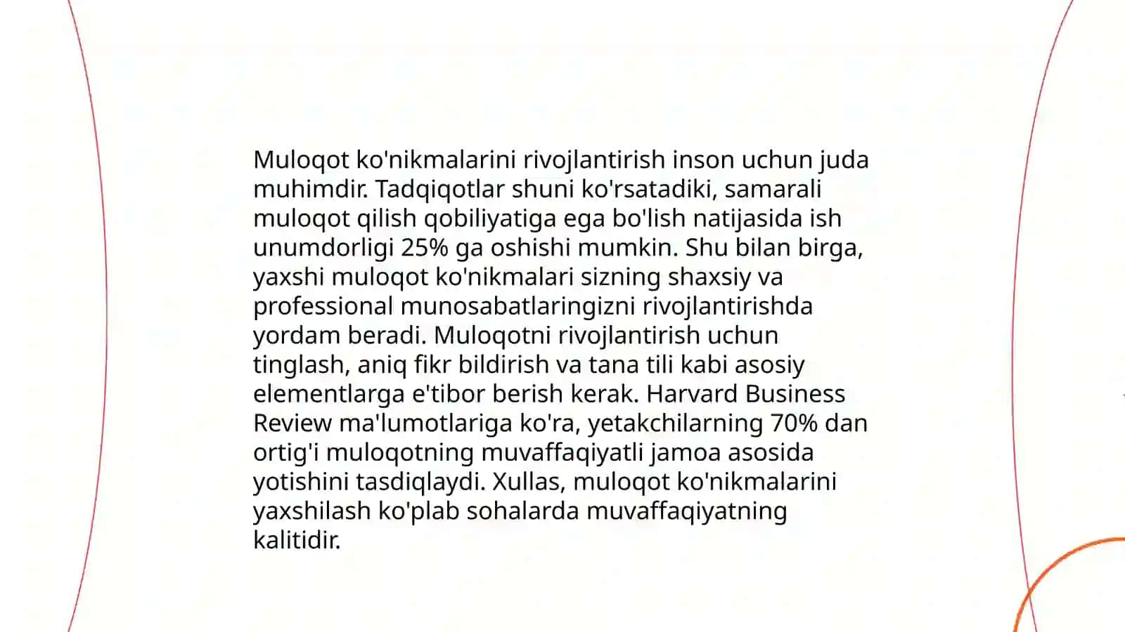 Samarali muhokama olib borish va ishbilarmonlik muzokaralari 4