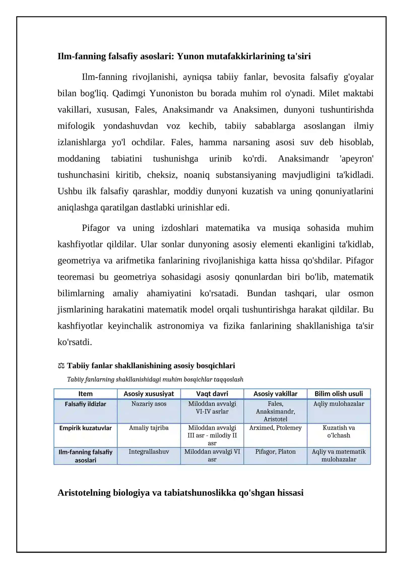 Tabiiy fanlar shakllanishida asosiy bosqichlari 4