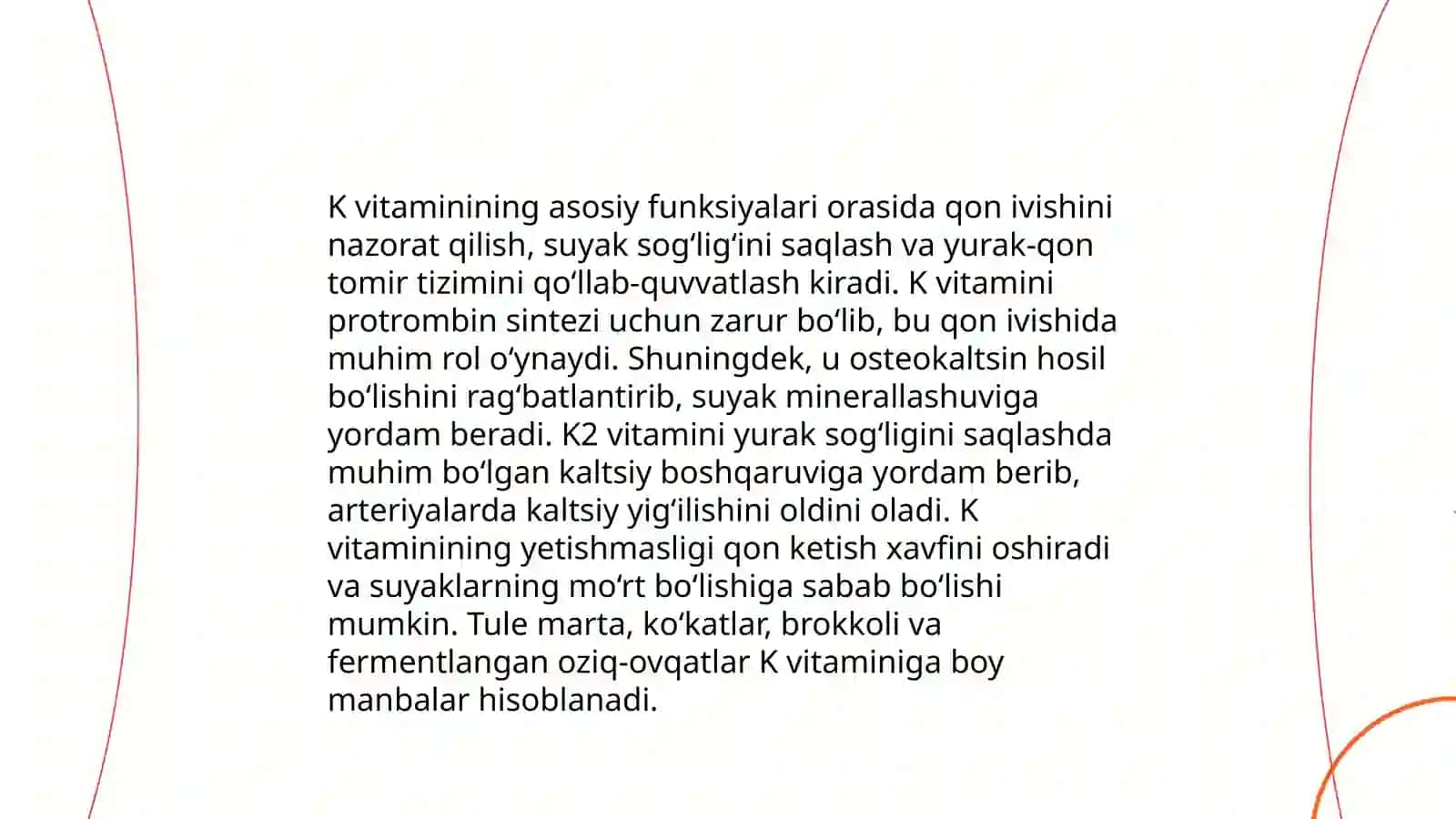 K vitamini haqida ma'lumot 4