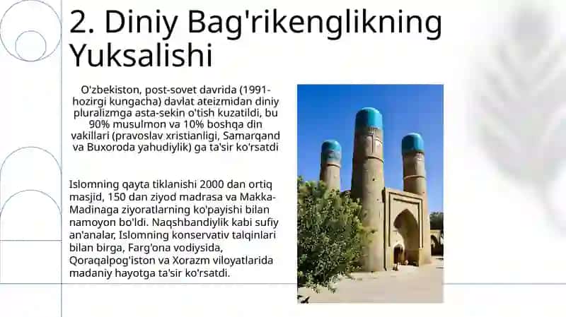 Yangi Oʻzbekistonda amalga oshirilayotgan maʼnaviy oʻzgarishlar 4