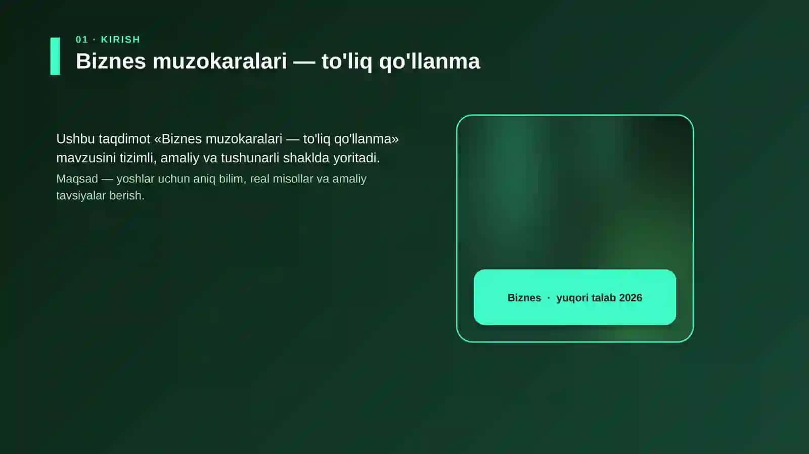 Biznes muzokaralari — to'liq qo'llanma 4