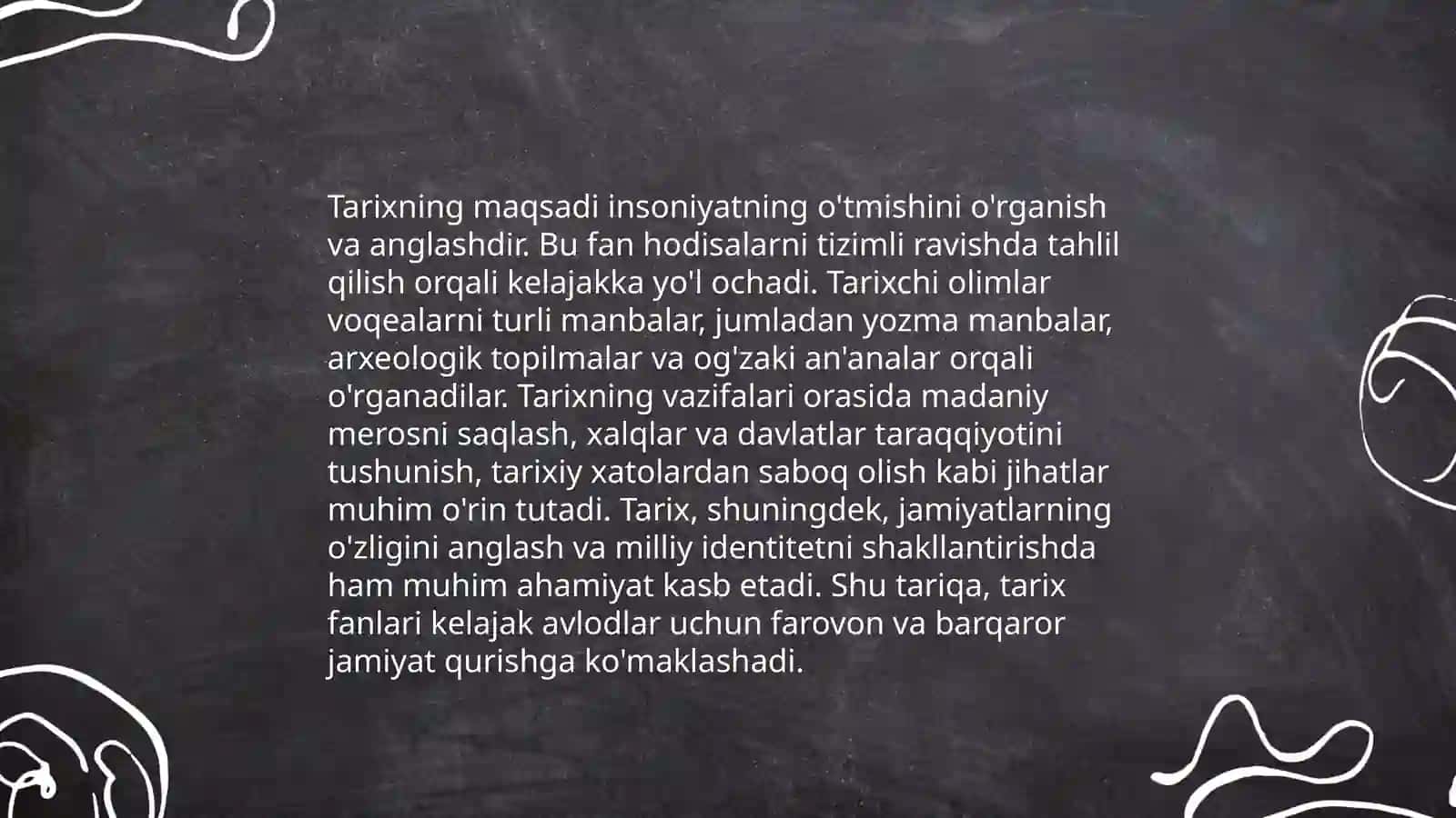 Tarixning taraqqiyoti 4