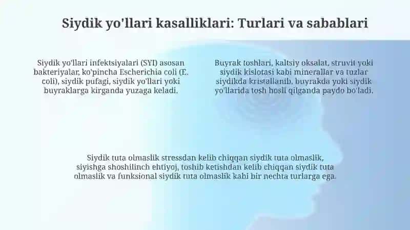 Siydik ajratish tizimi va kasalliklari 4