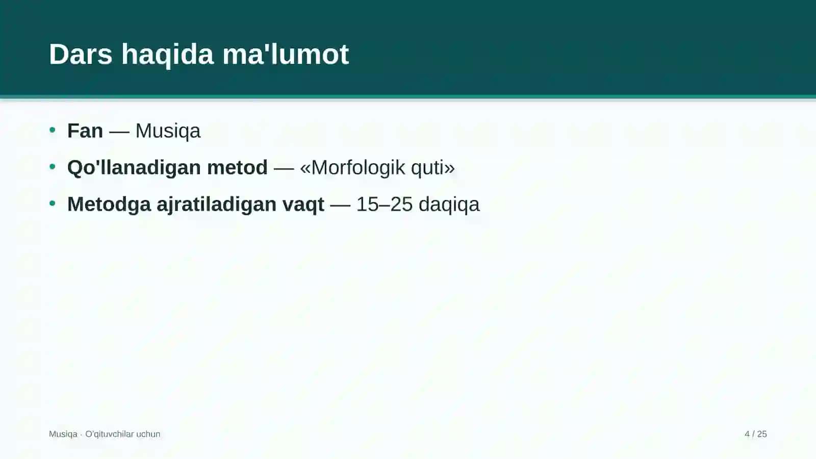 musiqa darslarida morfologik quti metodidan foydalanish 5766 4
