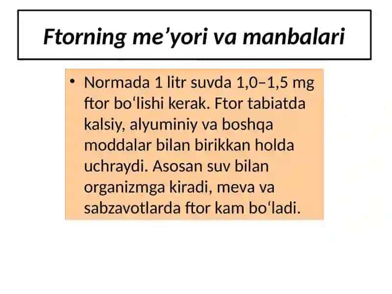 Tish fluorozi. 4