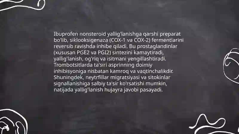 Ibuprofen dori vositasi 4