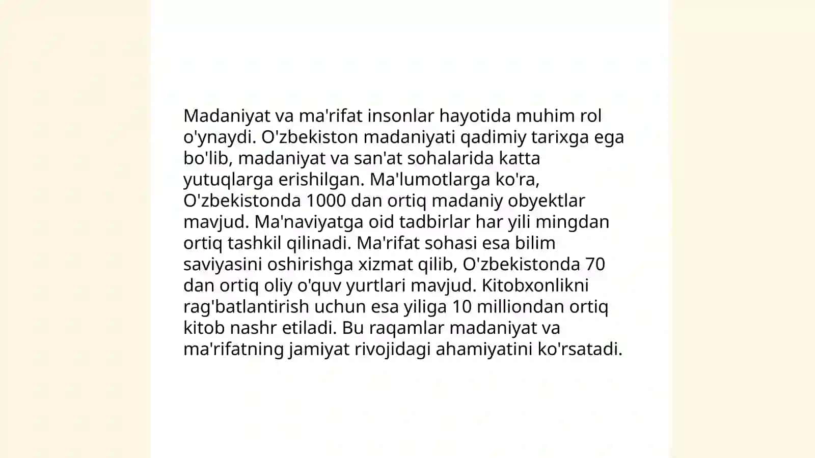 Fan Ijtimoiy Madaniy hodisa 4