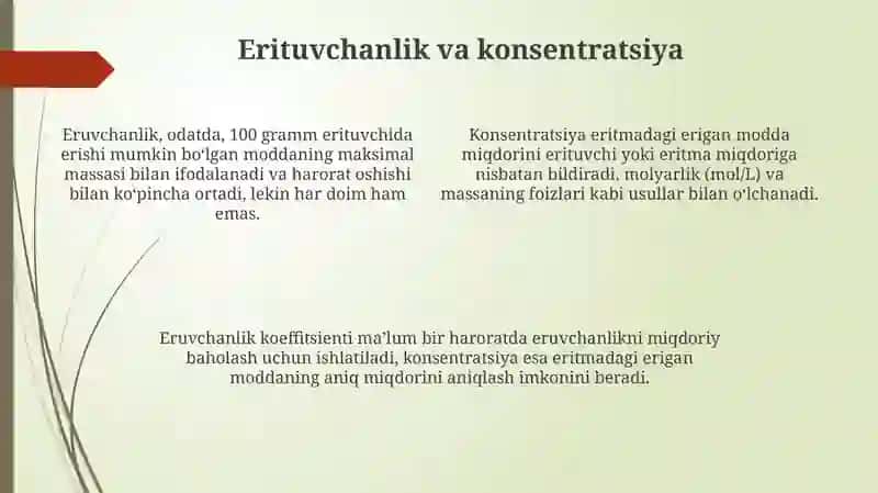 Eritmalar va ularning hossalari 4