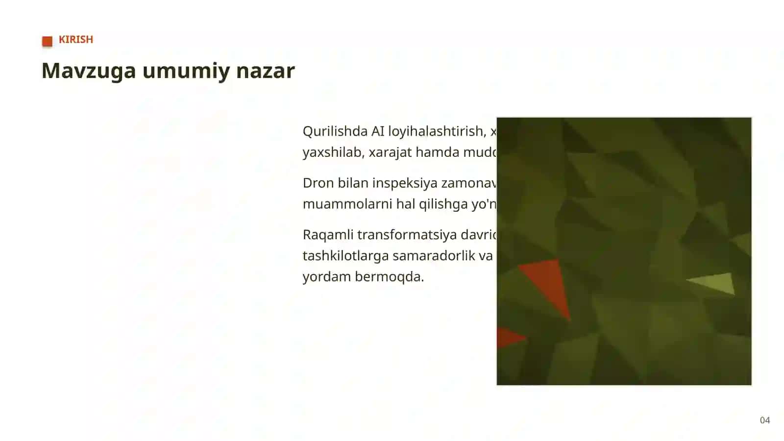 AI QURILISH SOHASIDA 4