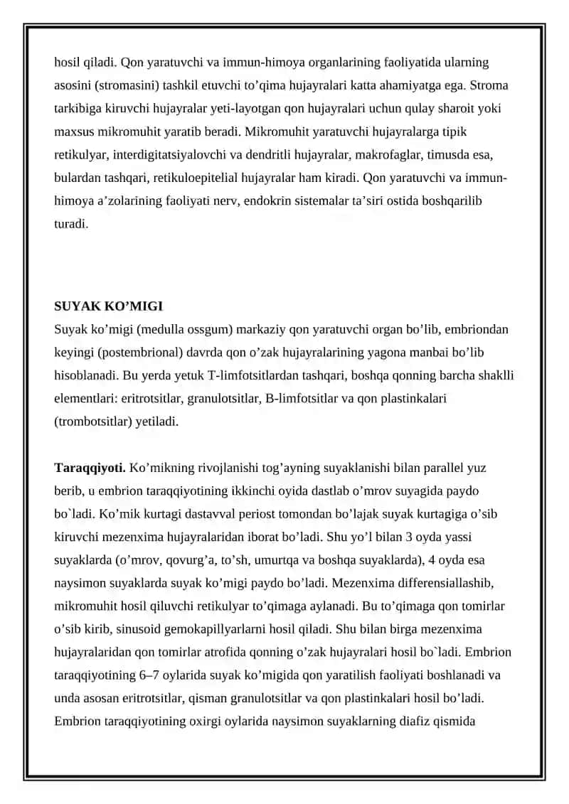 IMMUN TIZIM XUSUSIYATLARI VA TUZULISHI 4