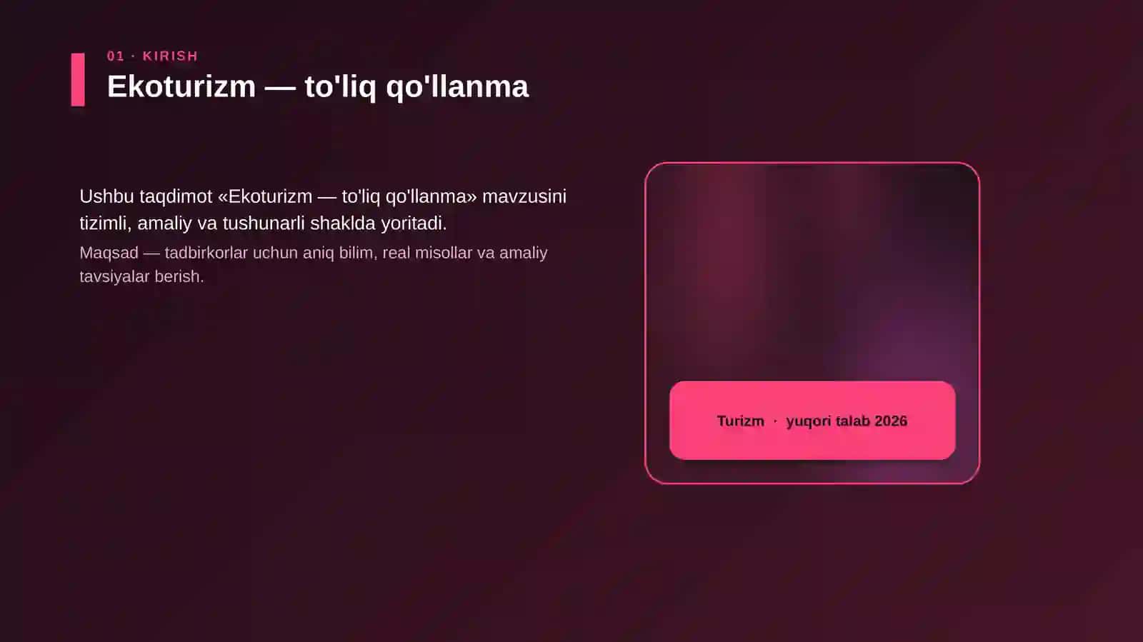 Ekoturizm — to'liq qo'llanma 4