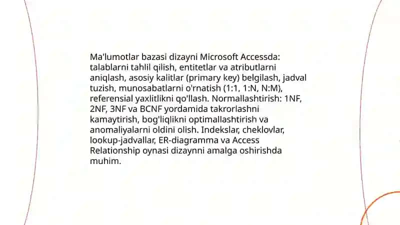 RMBBT-Microsoft Access tizimini o‘rganish 4