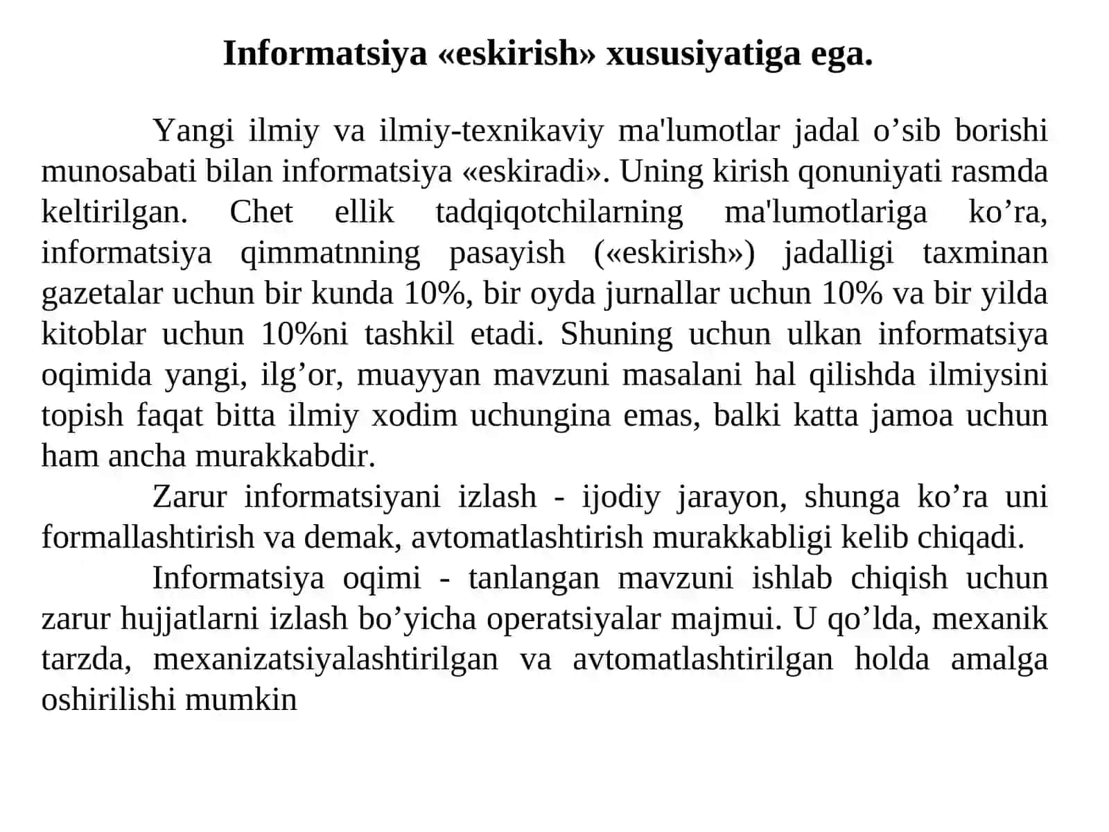 Ilmiy-texnikaviy informatsiya 4