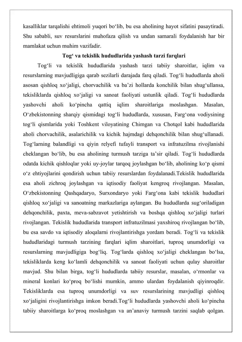 Tarixiy viloyatlar shakllanishining ekologik omillari. 4
