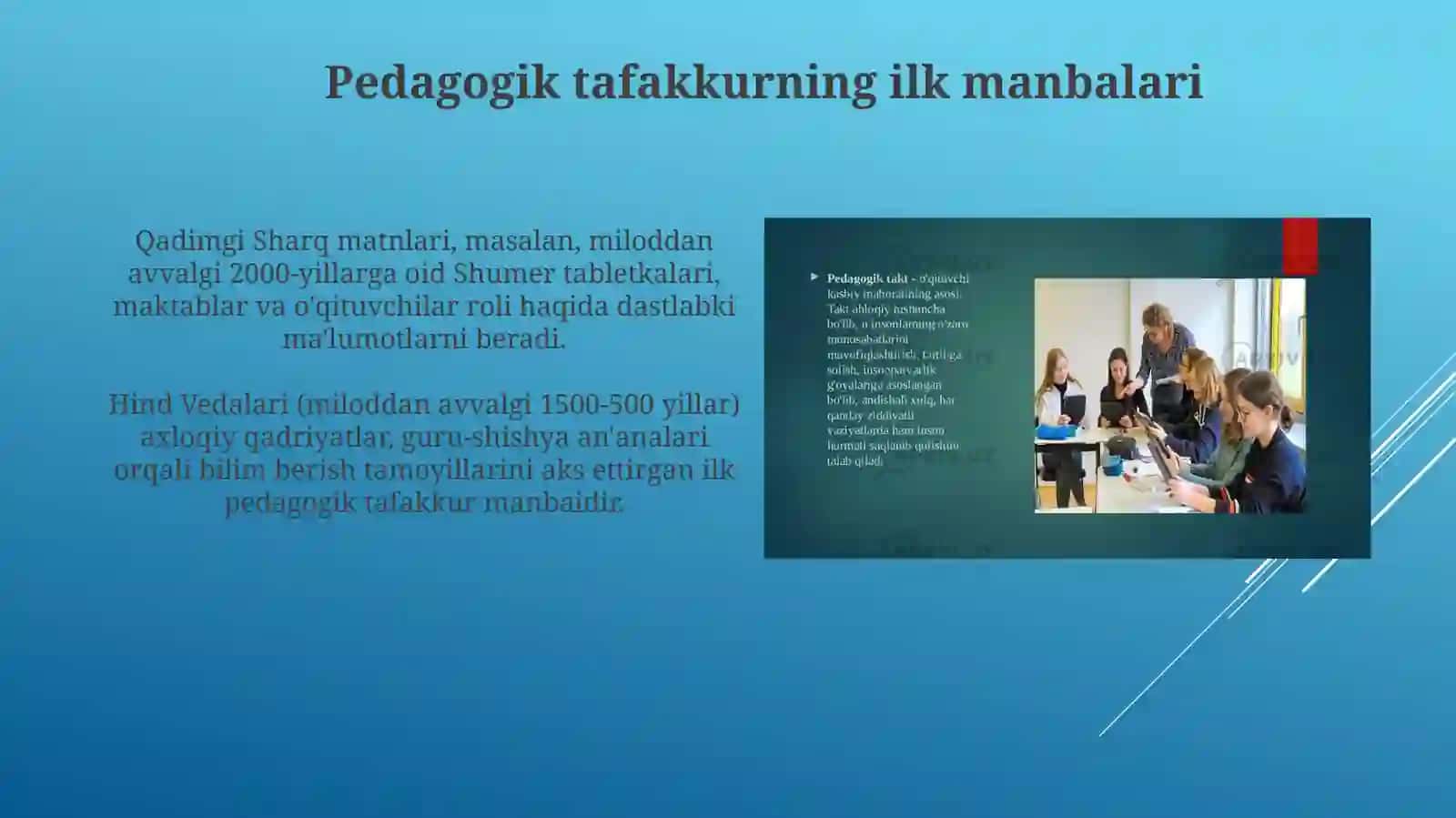 Pedagogik fikrlar taraqqiyoti 4