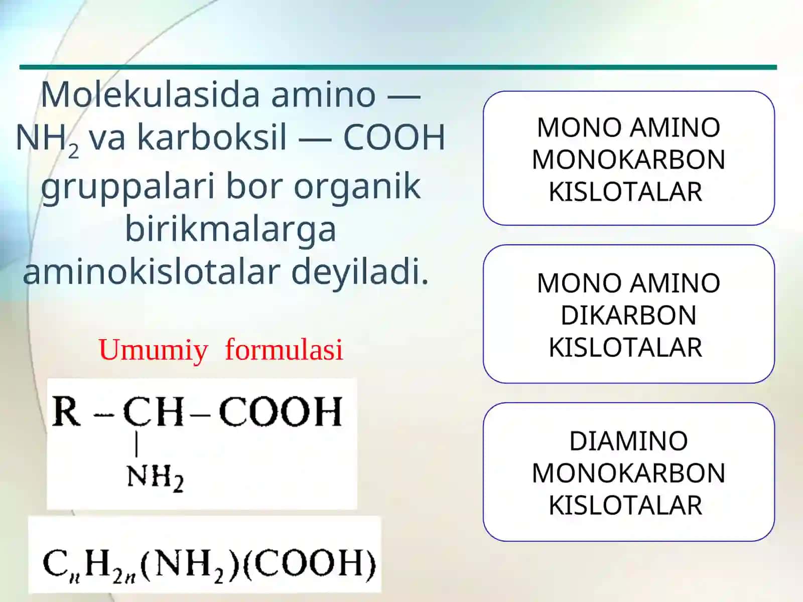 AMINO KISLOTALAR 4