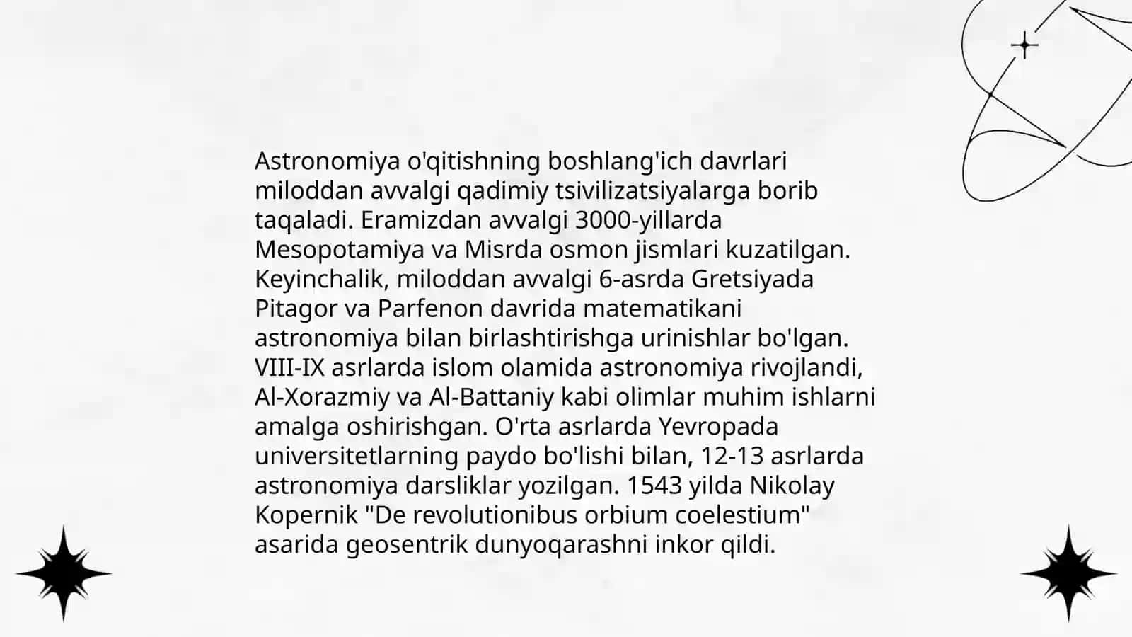 Yurtimizda astronomiya o'qitish metodikasi tarixidan 4