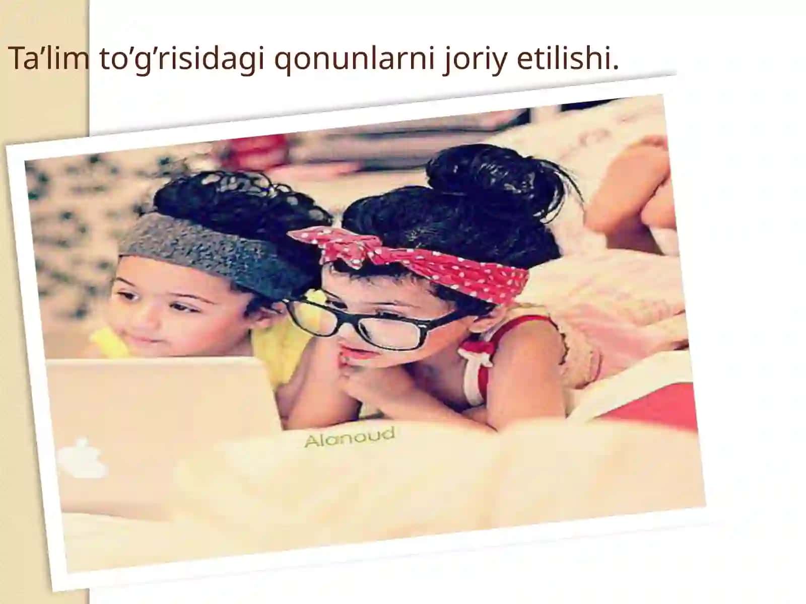 Ta’lim to’g’risida davlat qonunlari va ko’rsatmalarini o’rganish 4