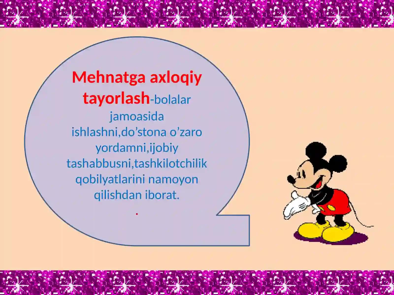 Mehnat ta'limi va tarbiyasi maqsadlari va vazifalari 4