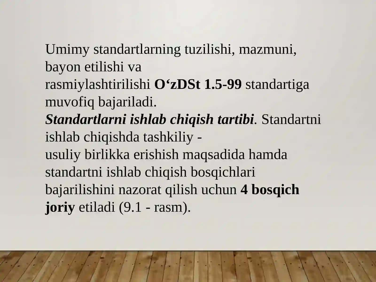 Standartrlarniishlabchiqishvatadbiqetish 4