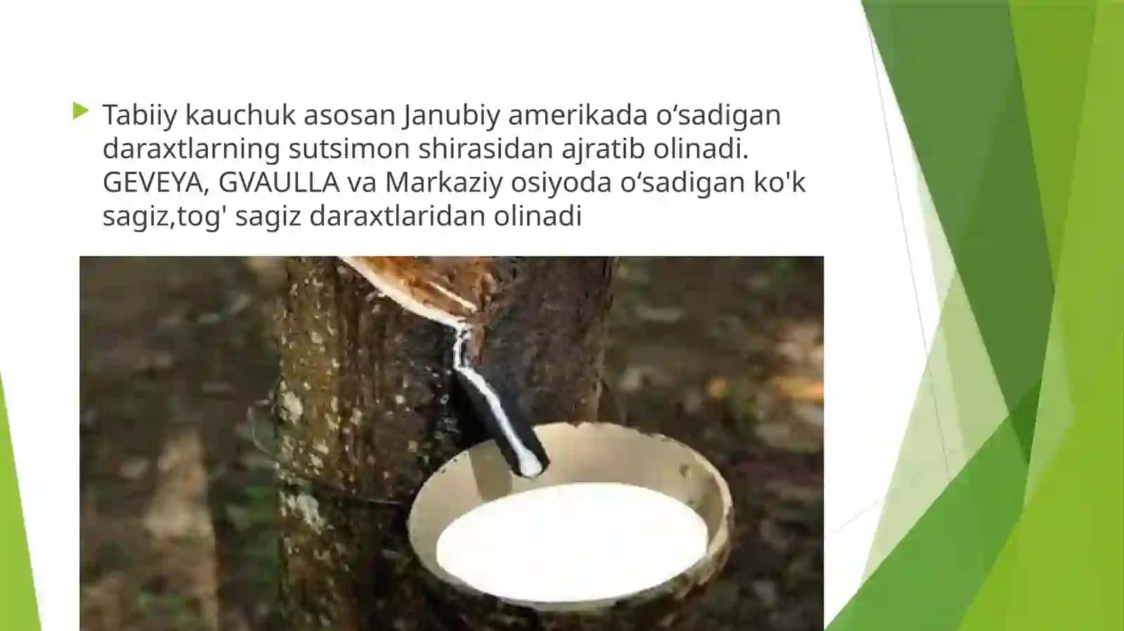 Diyen uglevodorodlari. Kauchuklar 4