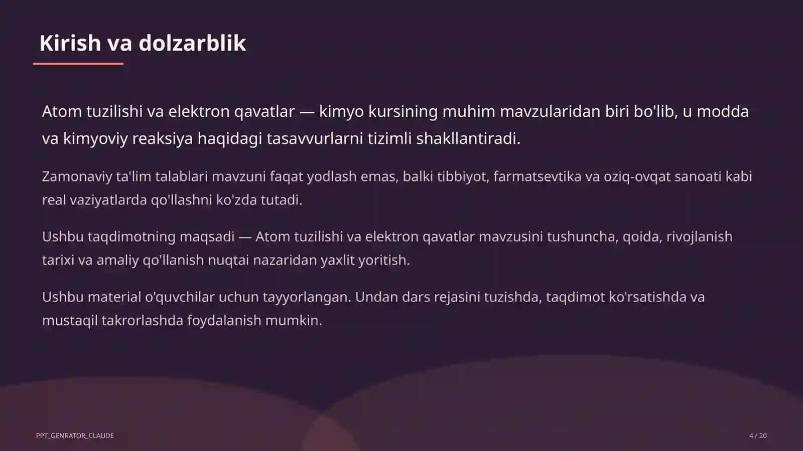 Atom tuzilishi va elektron qavatlar (8-sinf) 4