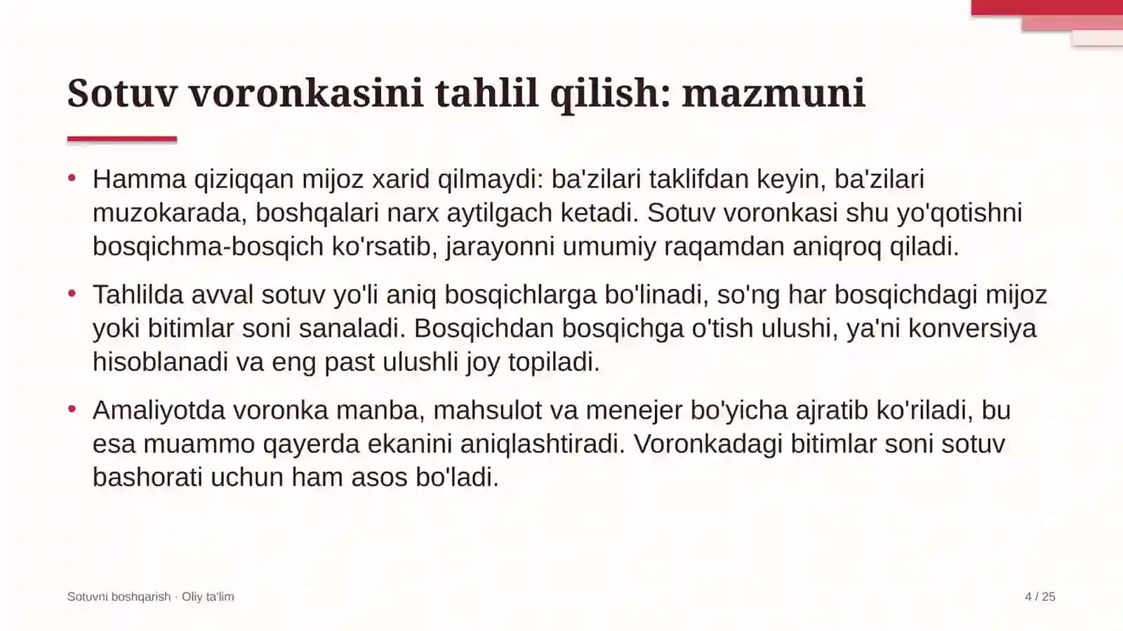 sanoat turizmida sotuv voronkasini tahlil qilish 6013 4