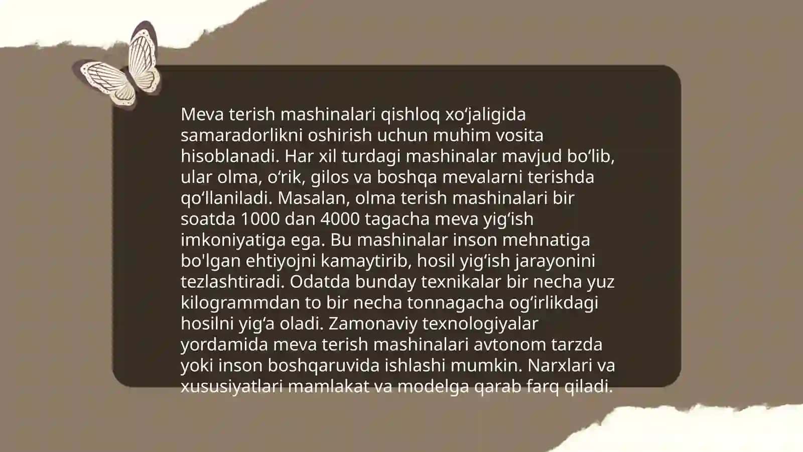 Meva yig'ish kombaynlari 4