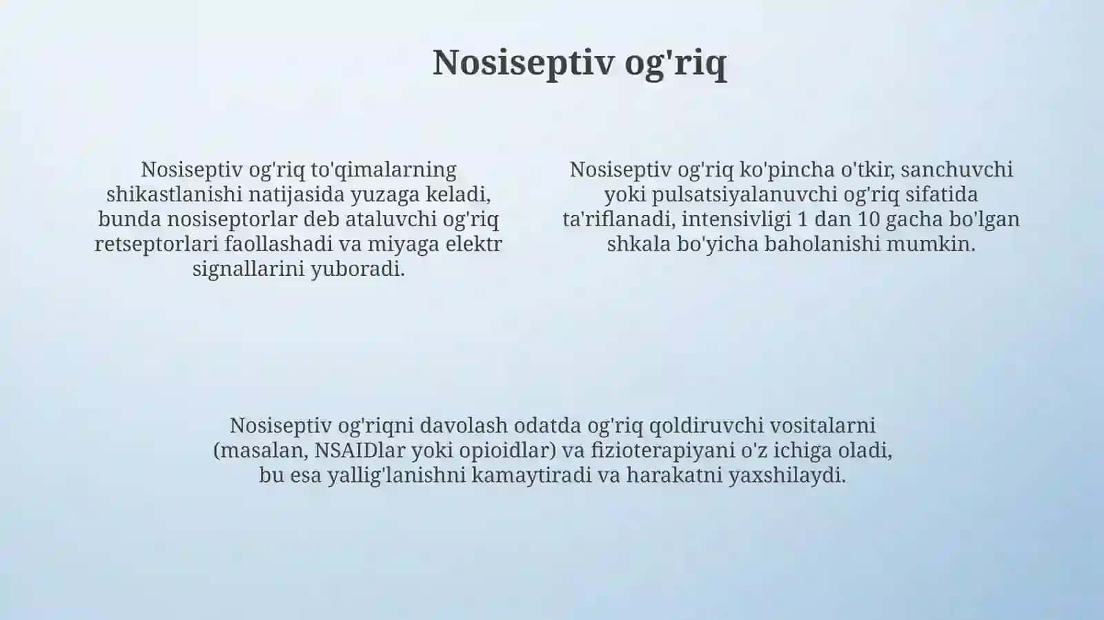 Og'riq turlari va ularning ta'riflari 4