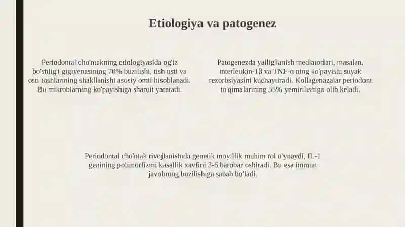 Parodontkassaliklari(gingivit,poradontit,parodont) 4
