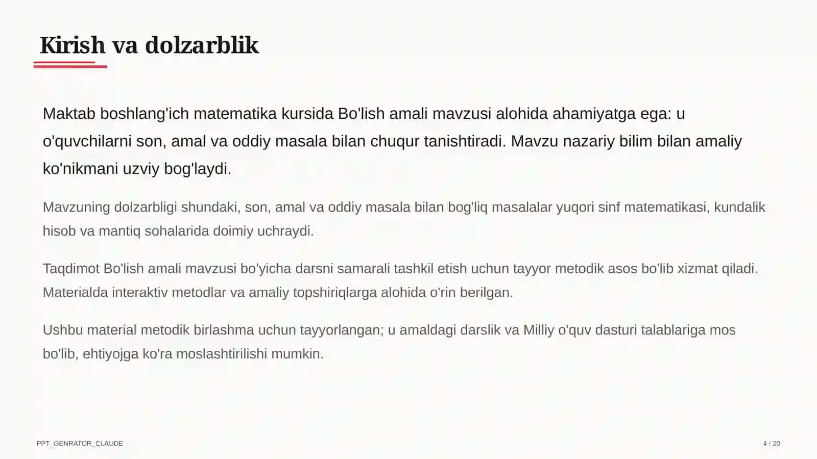 Bo'lish amali (2-sinf) 4