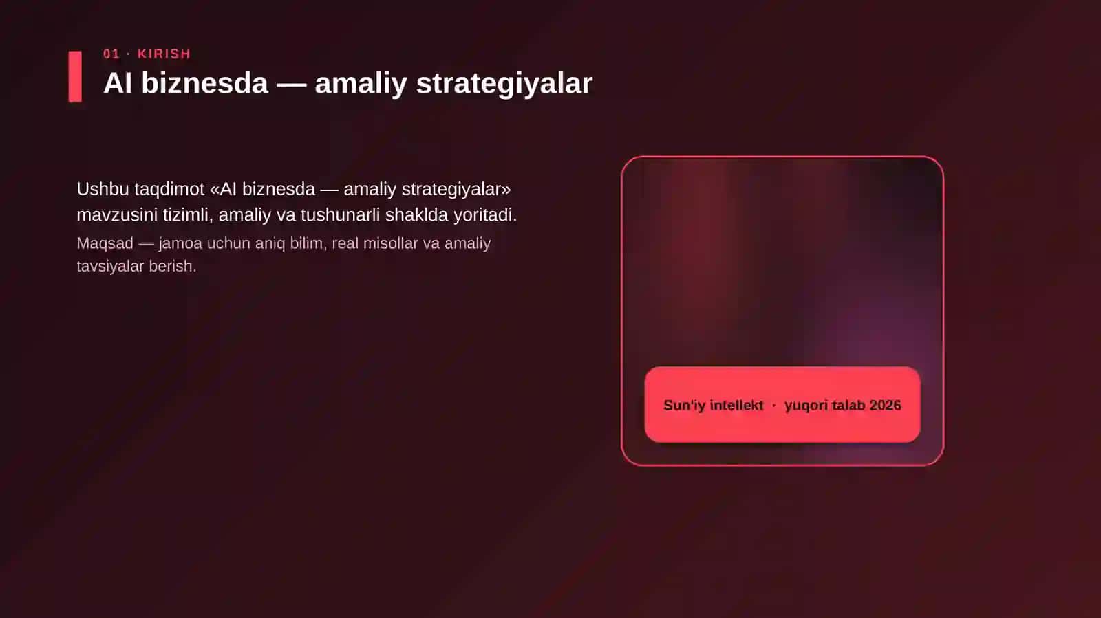 AI biznesda — amaliy strategiyalar 4