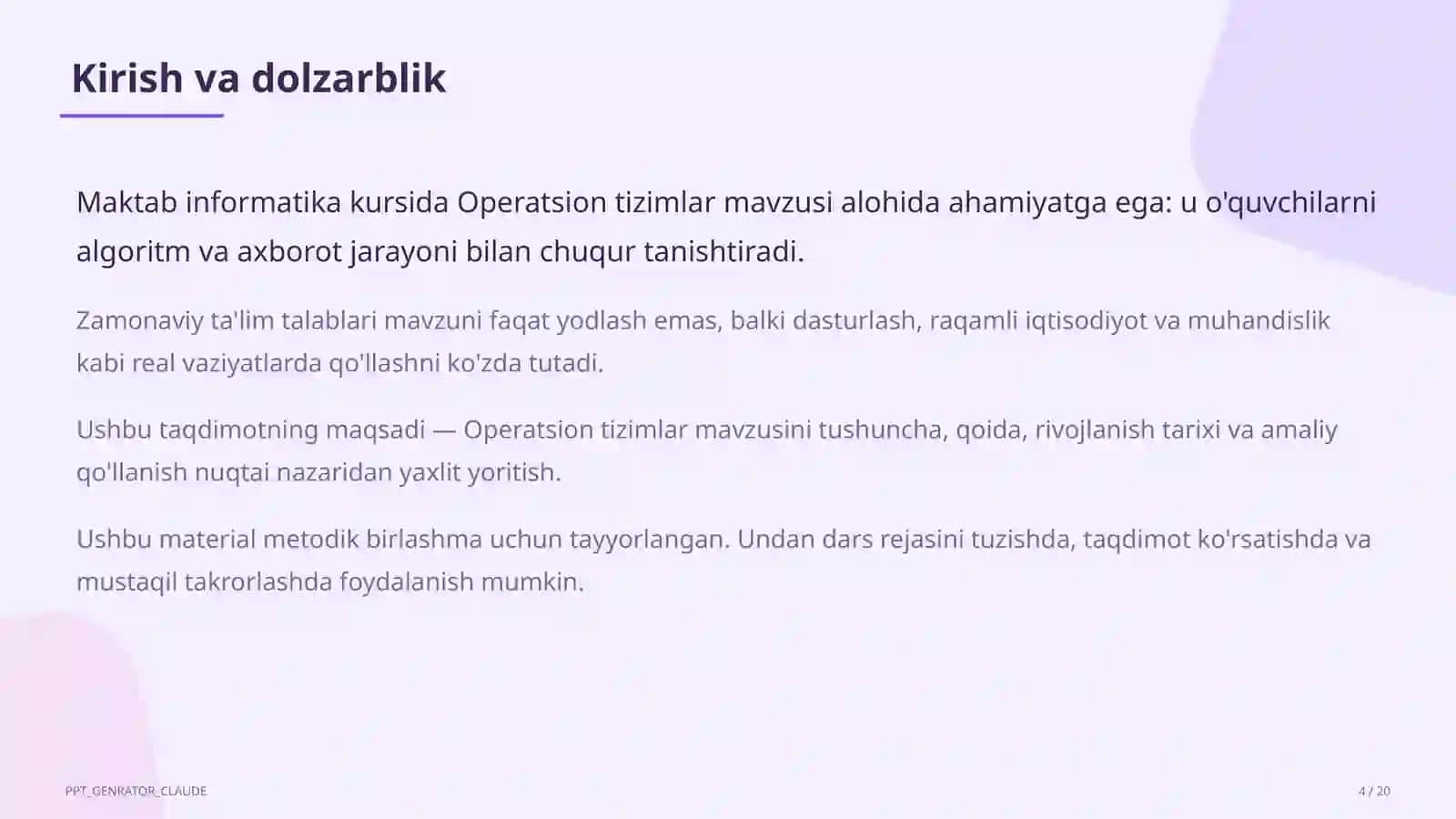 Operatsion tizimlar (6-sinf) 4