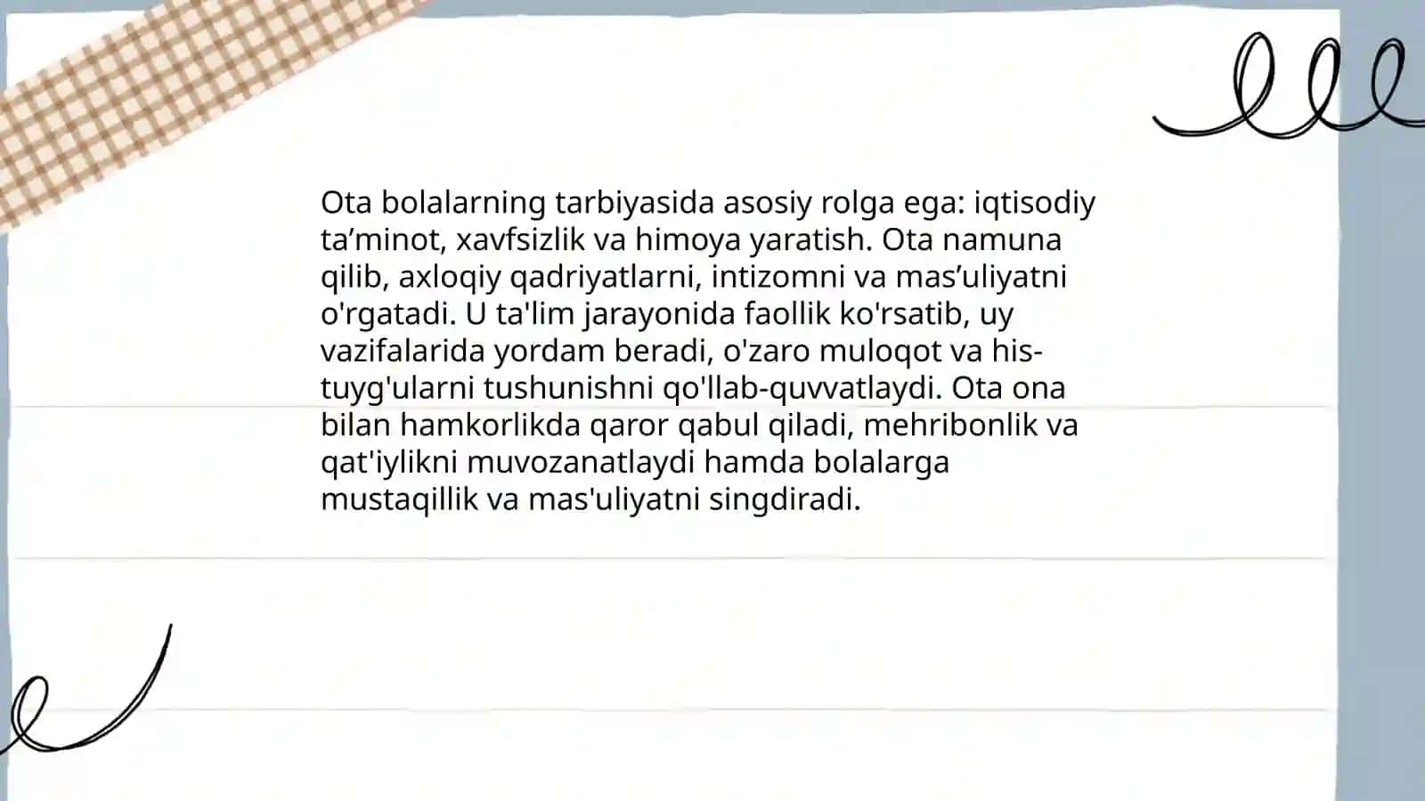 Bolalarni tarbiyalashda oilanig o'rni 4