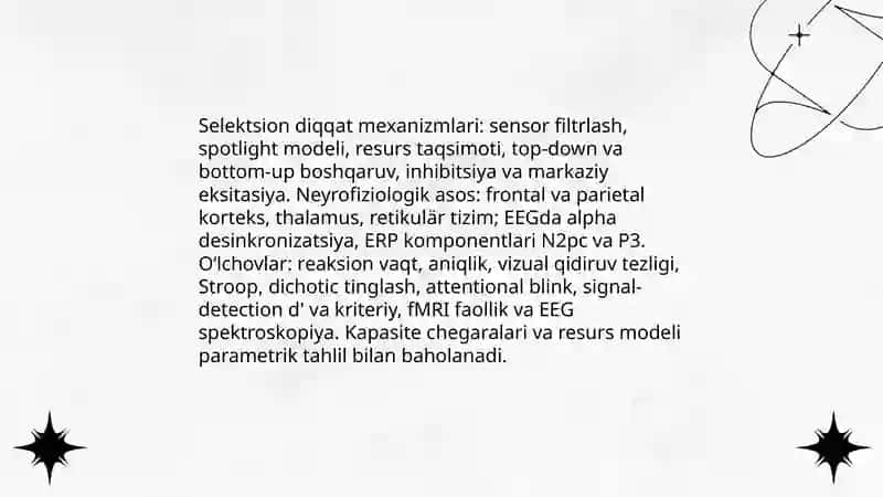 Diqqat psixofiziologiyasi 4