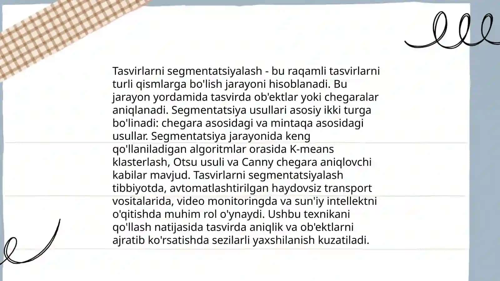Kompyuterli ko‘rish yordamida tasvir va video ma’lumotlarni qayta ishlash usullari 4