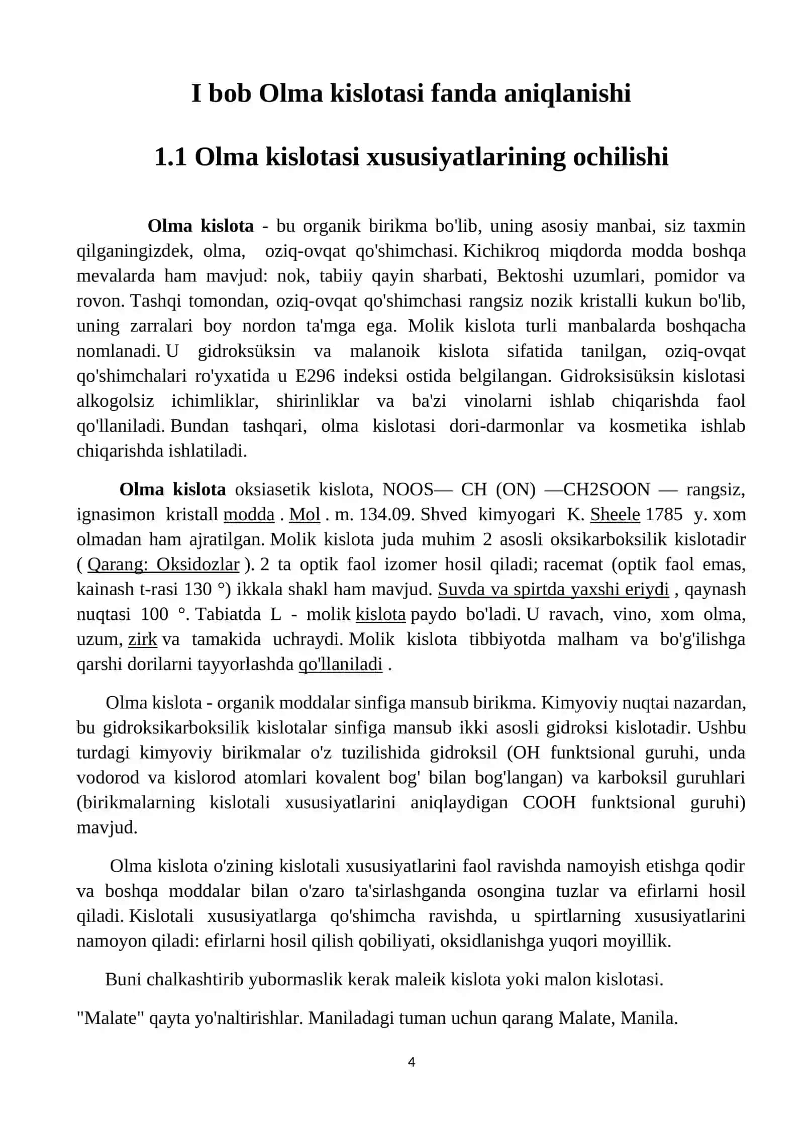 Olma kislotasi haqida 4