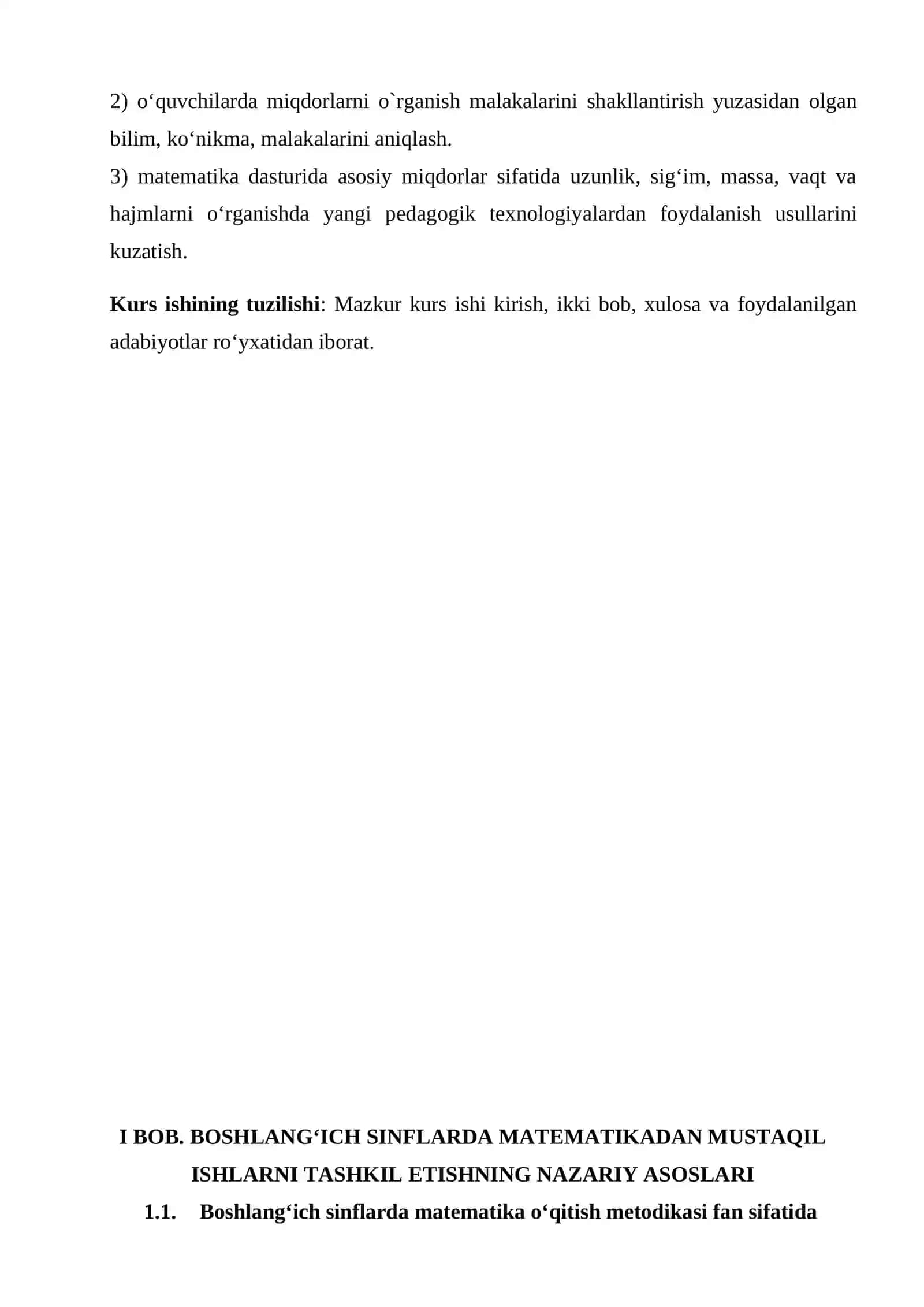 1-2- sinflarda o’quvchilarning matematikadan mustaqil ishlarini tashkil qilish metodikasi 4