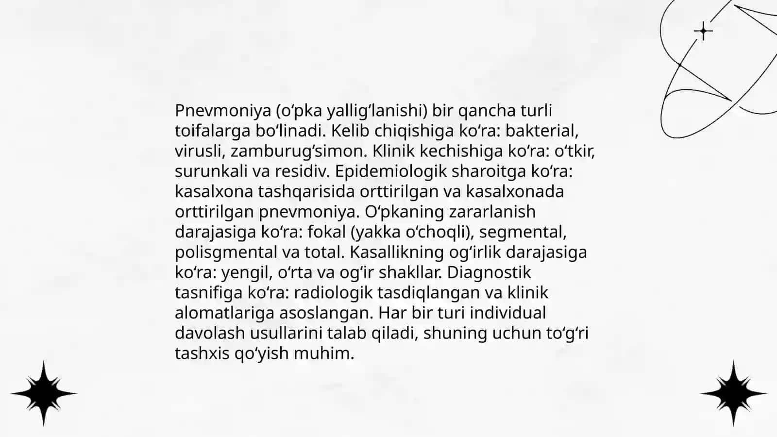 Pnevmoniya etiologiyasi, klassifikatsiyasi 4