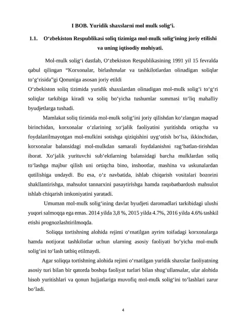 Mol mulk solig'i 4