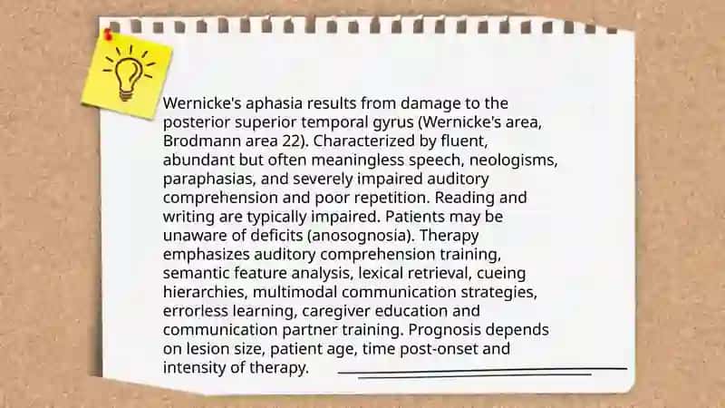Aphasia, types and therapy 4