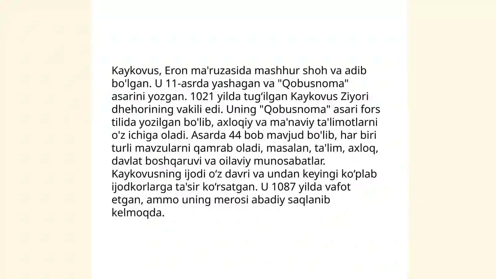 Qobusnoma 4