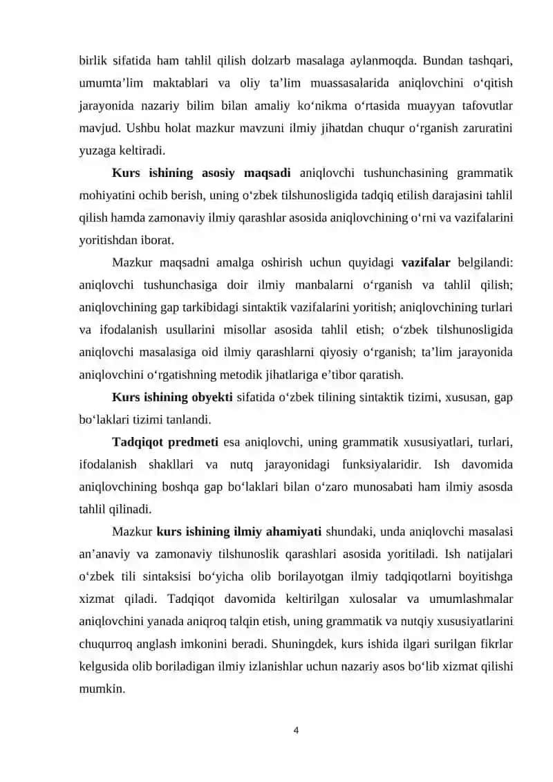 Oʻzbek tilini oʻqitish metodikasi 4